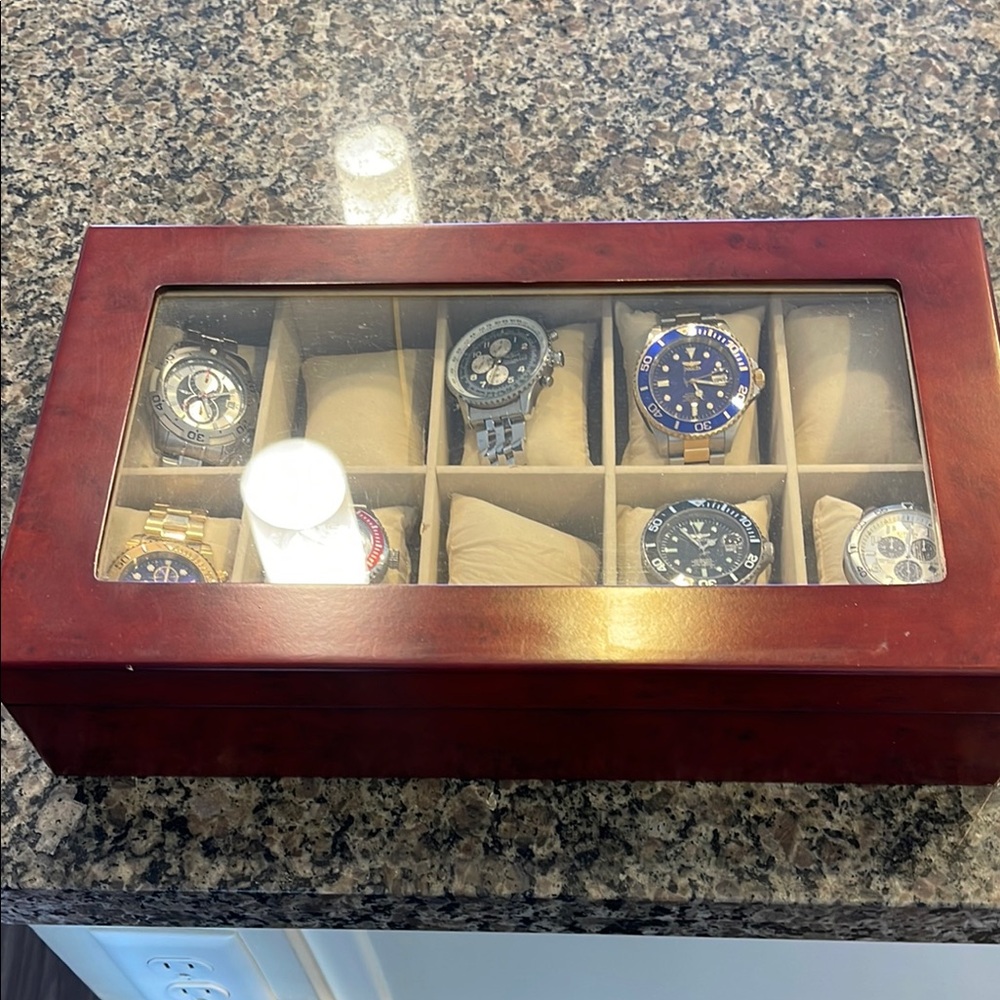 Elegant Wooden Watch Box for Men